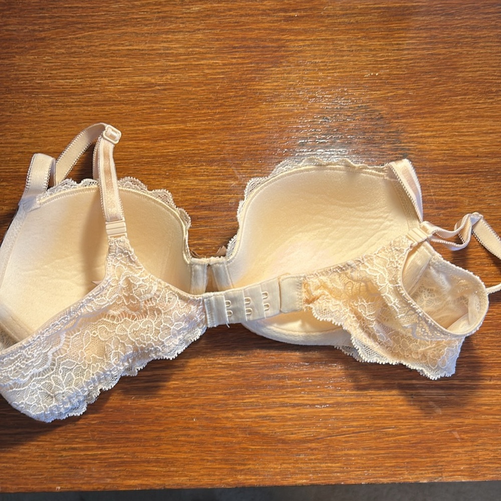 Victoria Secret Sexy Lace Animal Print Underwire Dream Angel Lined Bra Sz 36B - Picture 4 of 9